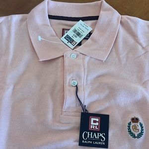Chaps pink Mens polo NEW